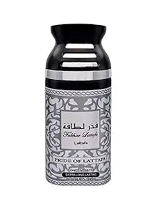 Lattafa Fakhar Black Pride of Lattafa Concentrated Extra Long Lasting Perfumed Spray Imported Body Spray 250ml Premium and Most Recommended Deo Spray for Men and Women (Pack of 1)