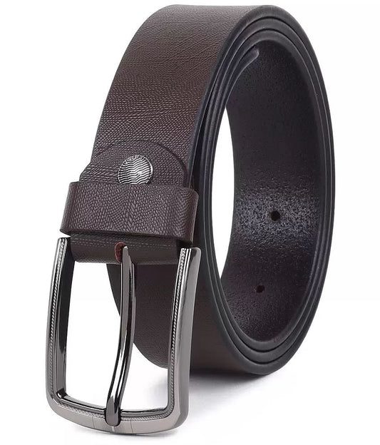 Growshil brown leather belt